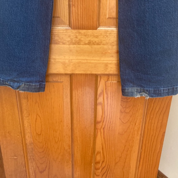 Abercrombie & Fitch 90s Relaxed Jean High Rise Dark Rinse Extra Long Inseam Sz 2 - Picture 3 of 8